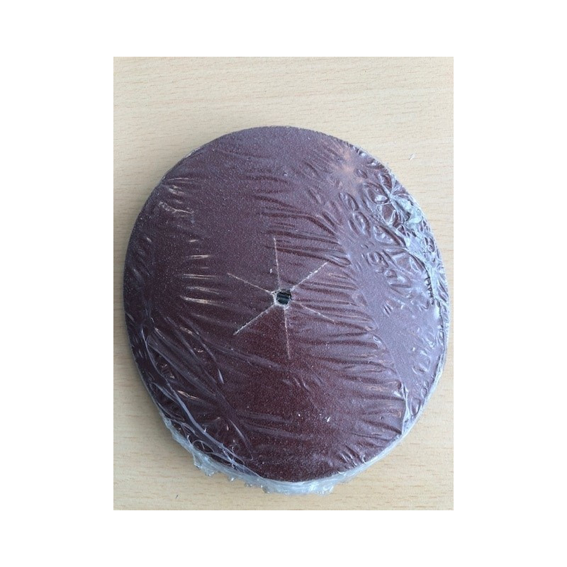 1 Dtzd. Korundschleifpapier Korn 120 für Gummiteller